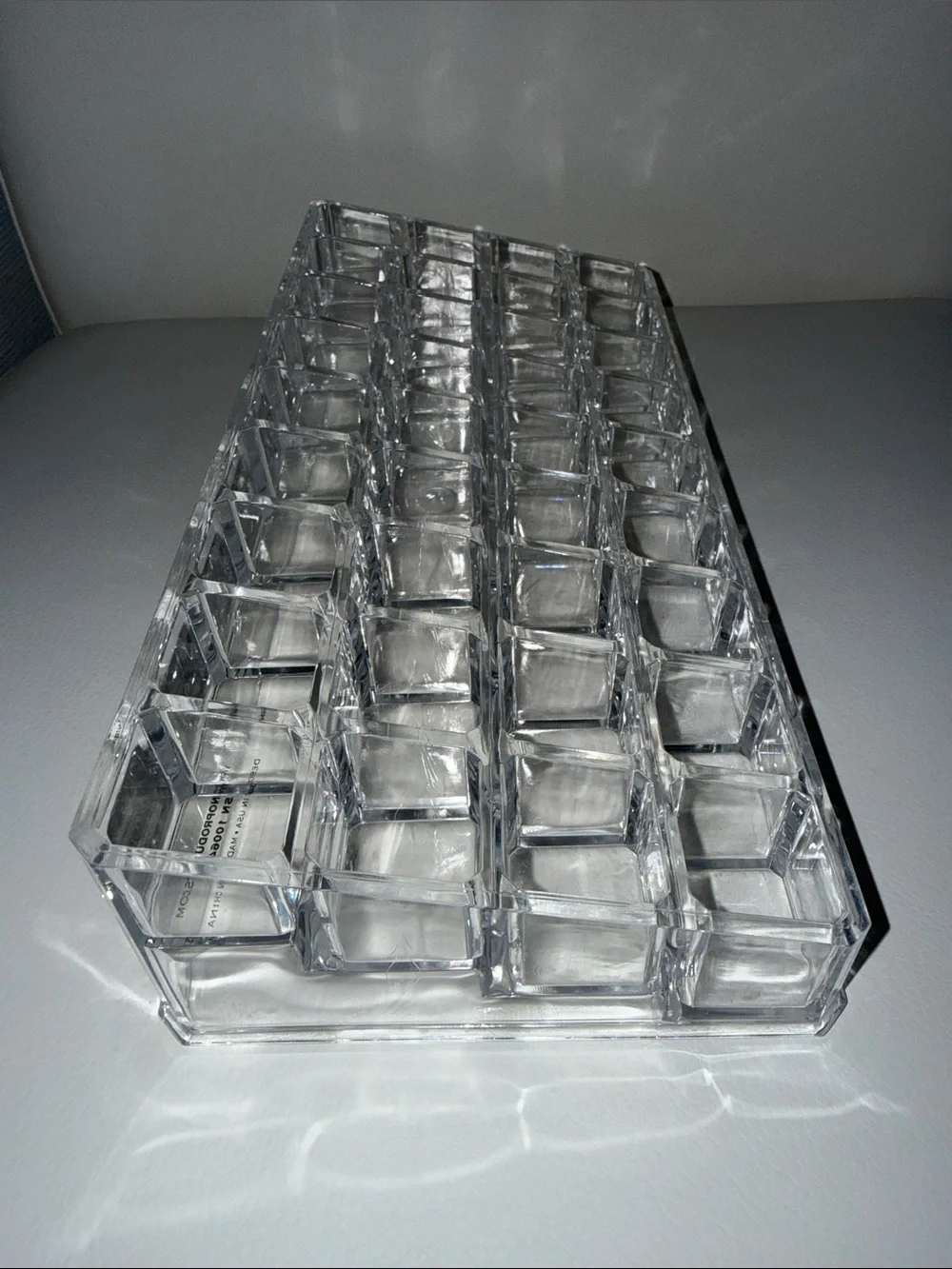 PRE-OWNED - Clear Acrylic Lipstick Holder - Makeup Organizer - 36 Spaces
